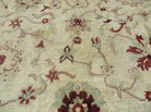 10' X 14' Vintage Hand Knotted Made Indian Agra Wool Rug Vegetable Dyes - Jewel Rugs