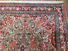 Semi Antique Persian Bidjar Rug, Red & Beige, Hand-Knotted, Wool, 4'7" x 7'10" - Jewel Rugs