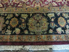 10' X 14' Vintage Handmade Indian Agra Wool Rug - Jewel Rugs