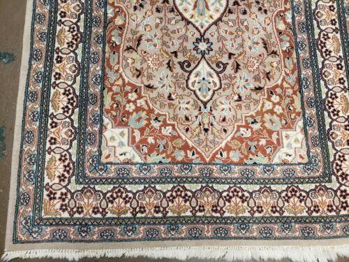 3' X 5' 3" Vintage Hand Made Oriental Floral Medallion Wool Rug Nice - Jewel Rugs