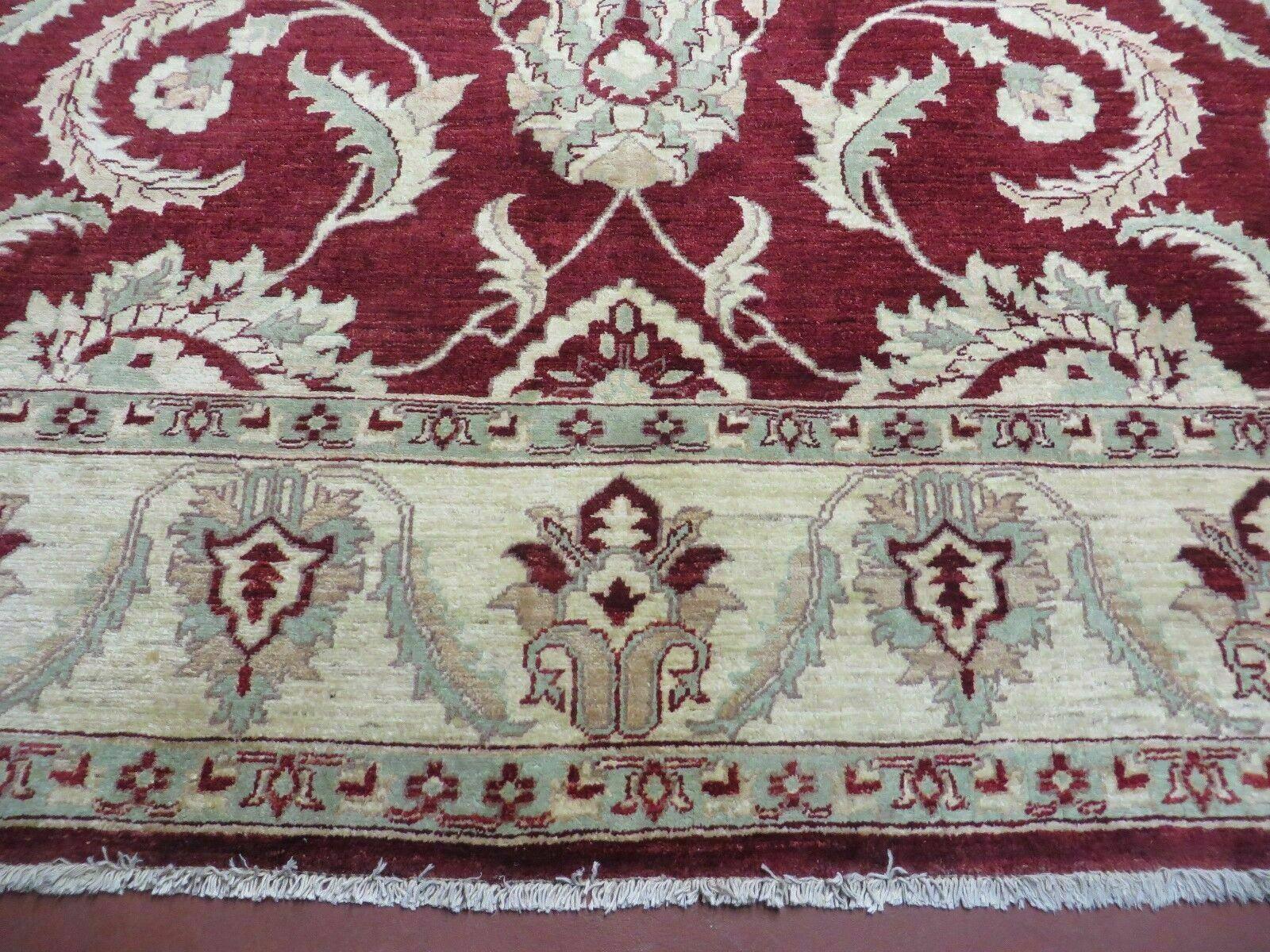 8' X 10' Vintage Fine Handmade Peshawar Agra Chobi Rug - Jewel Rugs