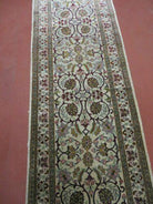 2' X 9.5' Vintage Handmade Fine Turkish Hereke Silk Rug Runner - Jewel Rugs