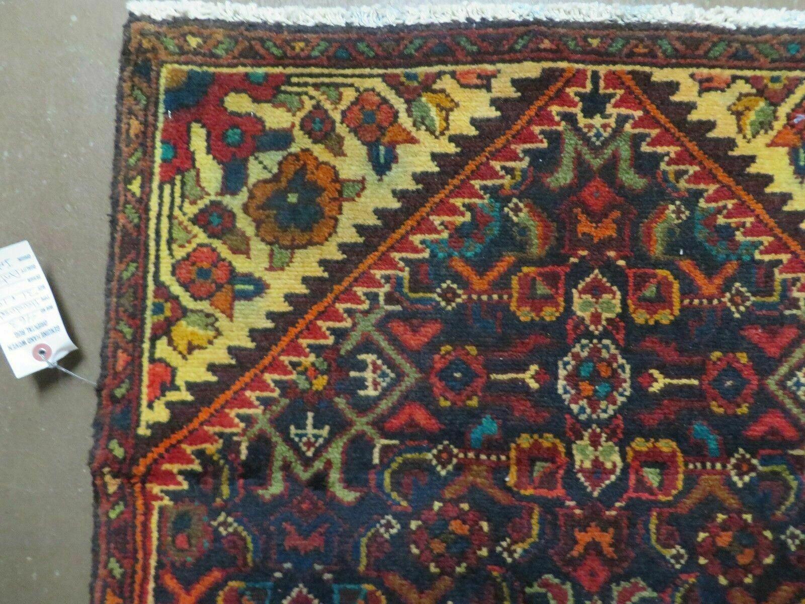 3' X 9' Antique Handmade Turkish Wool Rug Vegy Dyes Runner Nice - Jewel Rugs