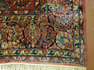 9' X 12' Authentic Antique Oriental Floral Red Allover Medallion Wool Rug Beauty - Jewel Rugs