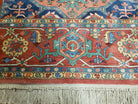 9x12 Karastan Rug Medallion Serapi Pattern 736 Wool Karastan Carpet 8.8 x 12 Authentic Karastan with Label Red - Jewel Rugs