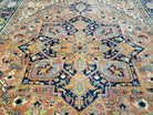 8' 8" X 12' Karastan Blue Heriz Serapi # 726 Wool RUG American Made Rare Nice - Jewel Rugs