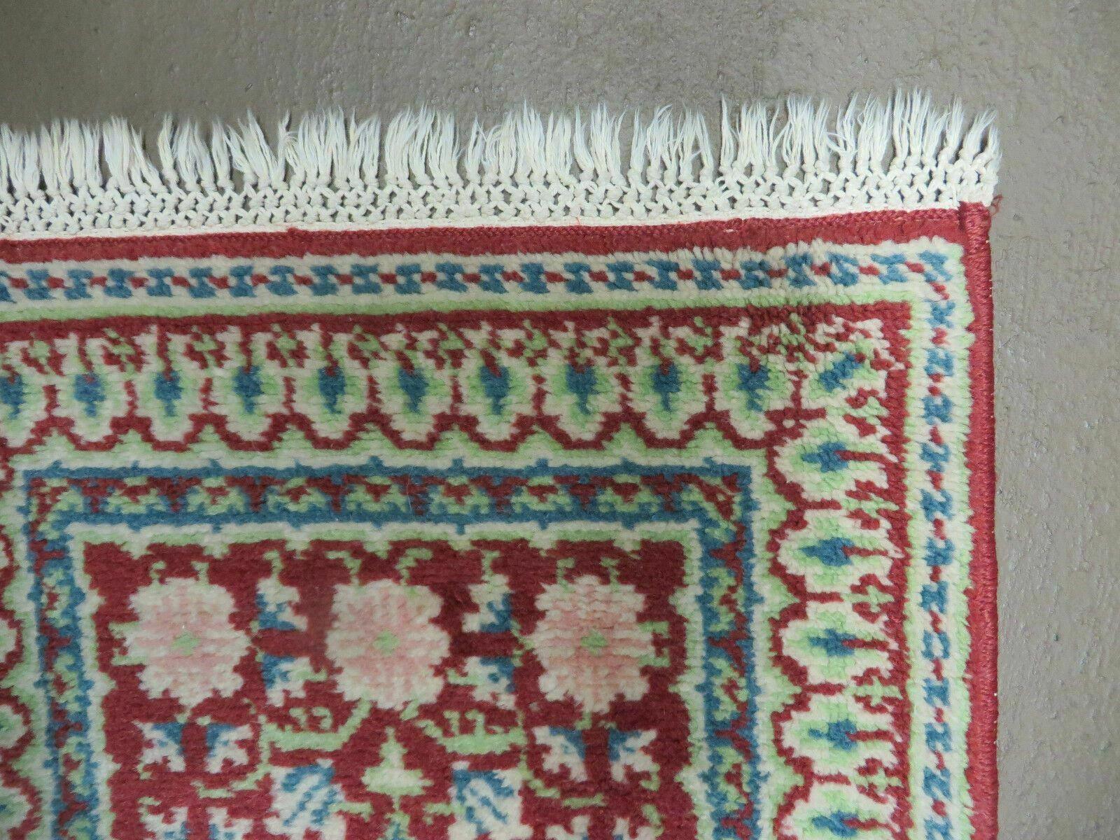 2' X 3' Vintage Handmade Turkish Wool Rug Mat - Jewel Rugs