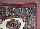 9' X 12' Karastan #704 Bokhara Pattern - Red & Ivory American Made Wool Rug Nice - Jewel Rugs