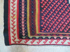 5' X 9' Vintage Handmade Turkish Kilim Flat Weave Wool Rug Veg Dye Red - Jewel Rugs