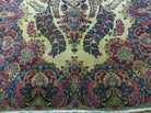 4' X 7' Antique Handmade India Floral Oriental Wool Rug Medallion Organic Nice - Jewel Rugs