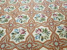 9' X 12' Handmade English Needlepoint Wool Rug Flat Weave - Jewel Rugs