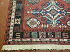 4' X 6' Vintage Russian Kilim Handmade Caucasian Soumak Flat Weave Wool Rug - Jewel Rugs