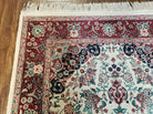 4' X 6' Handmade Indian Amritsar Wool Rug Carpet Ivory Beige - Jewel Rugs