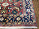 6' X 9' Vintage Handmade Indo Heriz Serapi Wool Rug Carpet Red Nice - Jewel Rugs