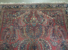 3' X 5' Antique 1920s Handmade India Floral Oriental Wool Rug Carpet Beauty Red - Jewel Rugs