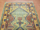 3' X 6' Antique Handmade Turkish Wool Rug Runner Carpet Camel Hair Color Sarab Colorful Geometric Rug - Jewel Rugs