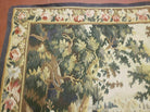 5' 3" X 7' Tapestry French Design Handmade Aubusson Weave Nature One Of A Kind - Jewel Rugs