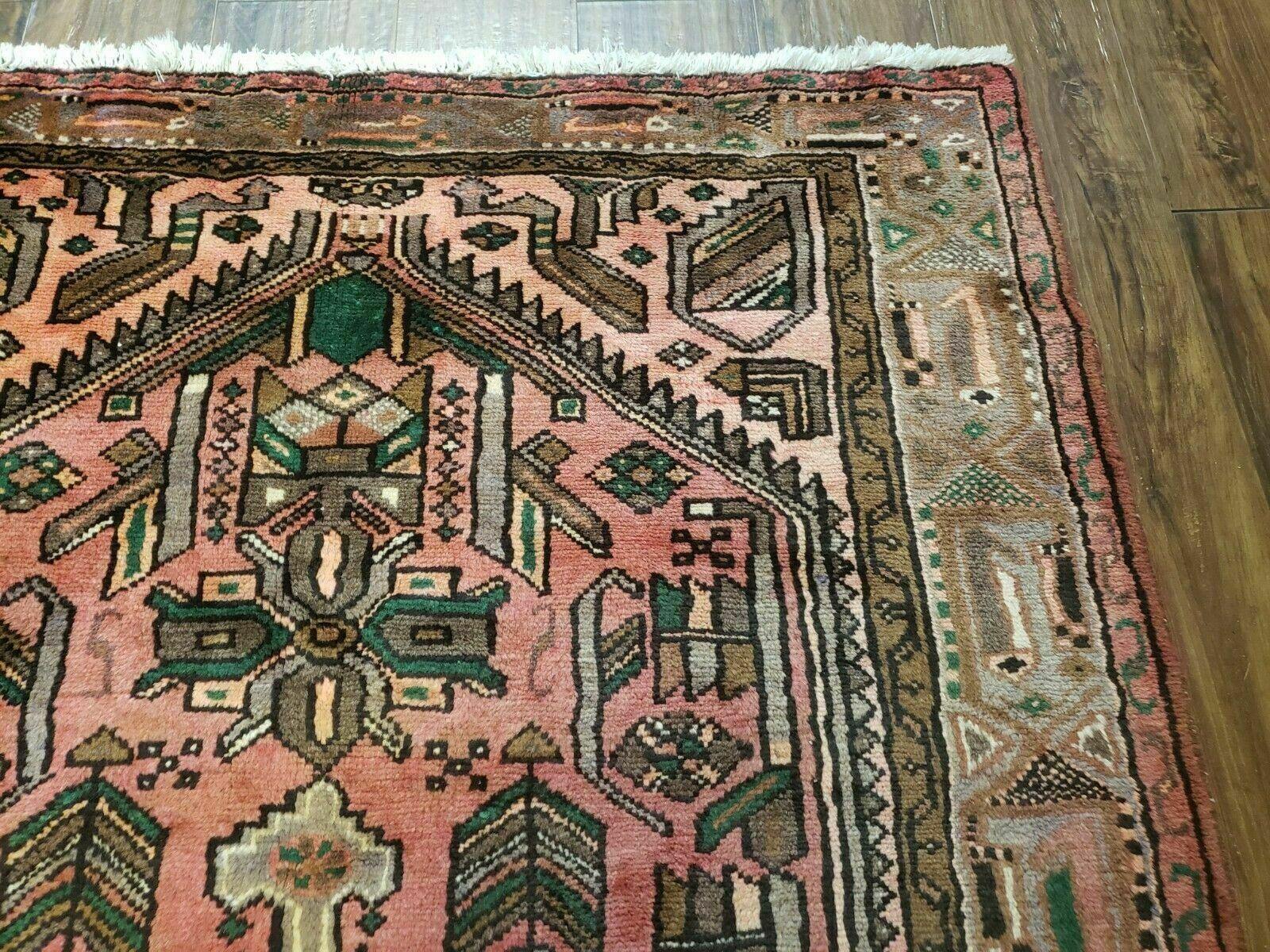 4' X 7' Antique Fine Handmade Pakistan Oriental Wool Rug Hand Knotted Carpet - Jewel Rugs