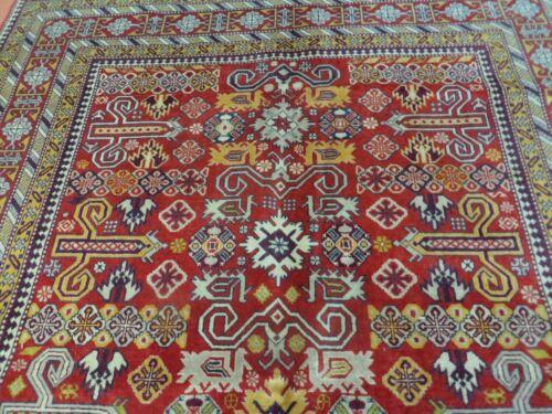 5' X 7' Vintage Hand Made Turkish Perpedil Caucasian Wool Rug Nice - Jewel Rugs