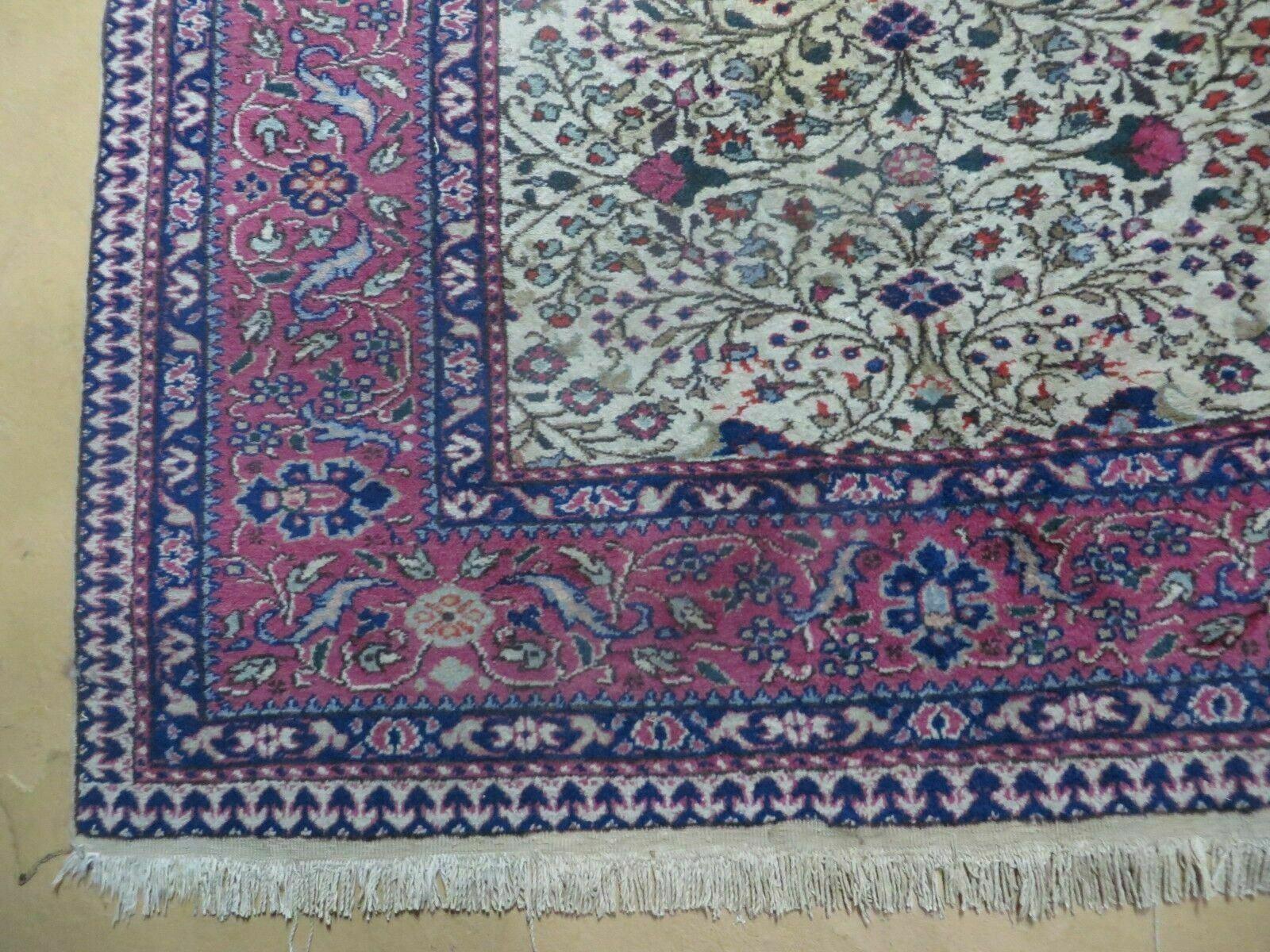 7' X 10' Semi Antique Handmade Turkish Sevas Kayseri Wool Rug Carpet Organic - Jewel Rugs