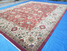 Oversized Indo Mahal Rug 14x17, Palace Sized X Large Hand Knotted Carpet Very Fine Vintage Traditional Large Living Room Dining Room Rug Red - Jewel Rugs