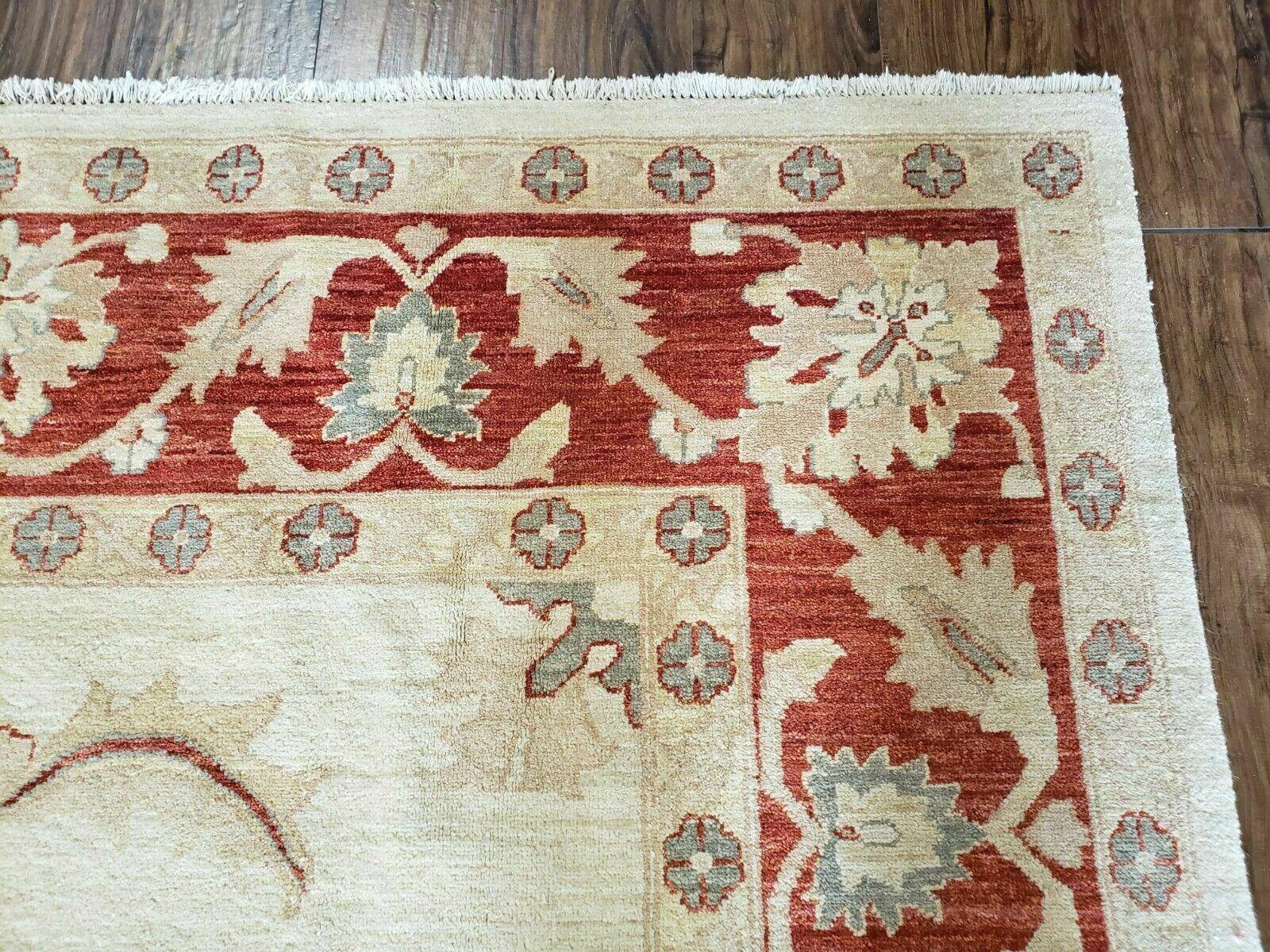 10' X 14' Vintage Handmade PESHAVAR CHOBI Pakistani Agra wool Carpet Nice - Jewel Rugs