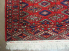 3' X 5' Vintage Handmade Bokhara Turkoman Pakistan Wool Rug Carpet Nice - Jewel Rugs