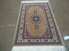 3' X 4' Vintage Handmade Turkish Kayseri Wool Cotton Rug Carpet Camel Hair Nice - Jewel Rugs