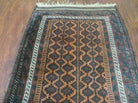 3' X 6.5' Antique Handmade Pakistani Balouch Wool Rug Kilim Borders - Jewel Rugs