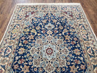 Semi-Antique Fine Persian Nain Rug, 4' x 6' 6" - Jewel Rugs