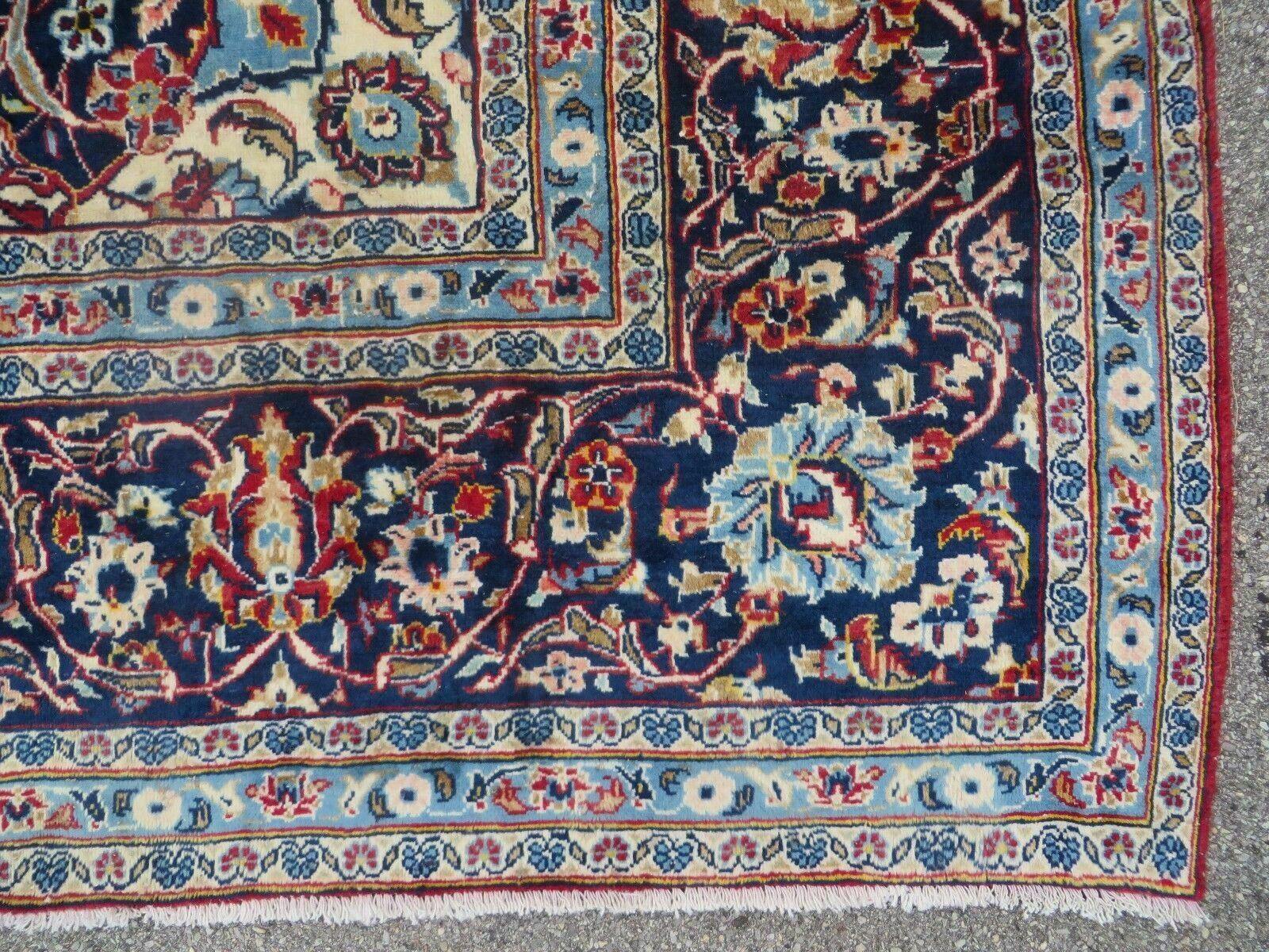 10' X 13' Handmade Authentic Traditional Red Oriental Wool Rug Decorative Nice Vegetable Dyes - Jewel Rugs