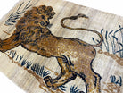 3.5 X 4 Handmade Hand-Knotted New Vintage Rug Quality Wool Lion Organic Dyes - Jewel Rugs