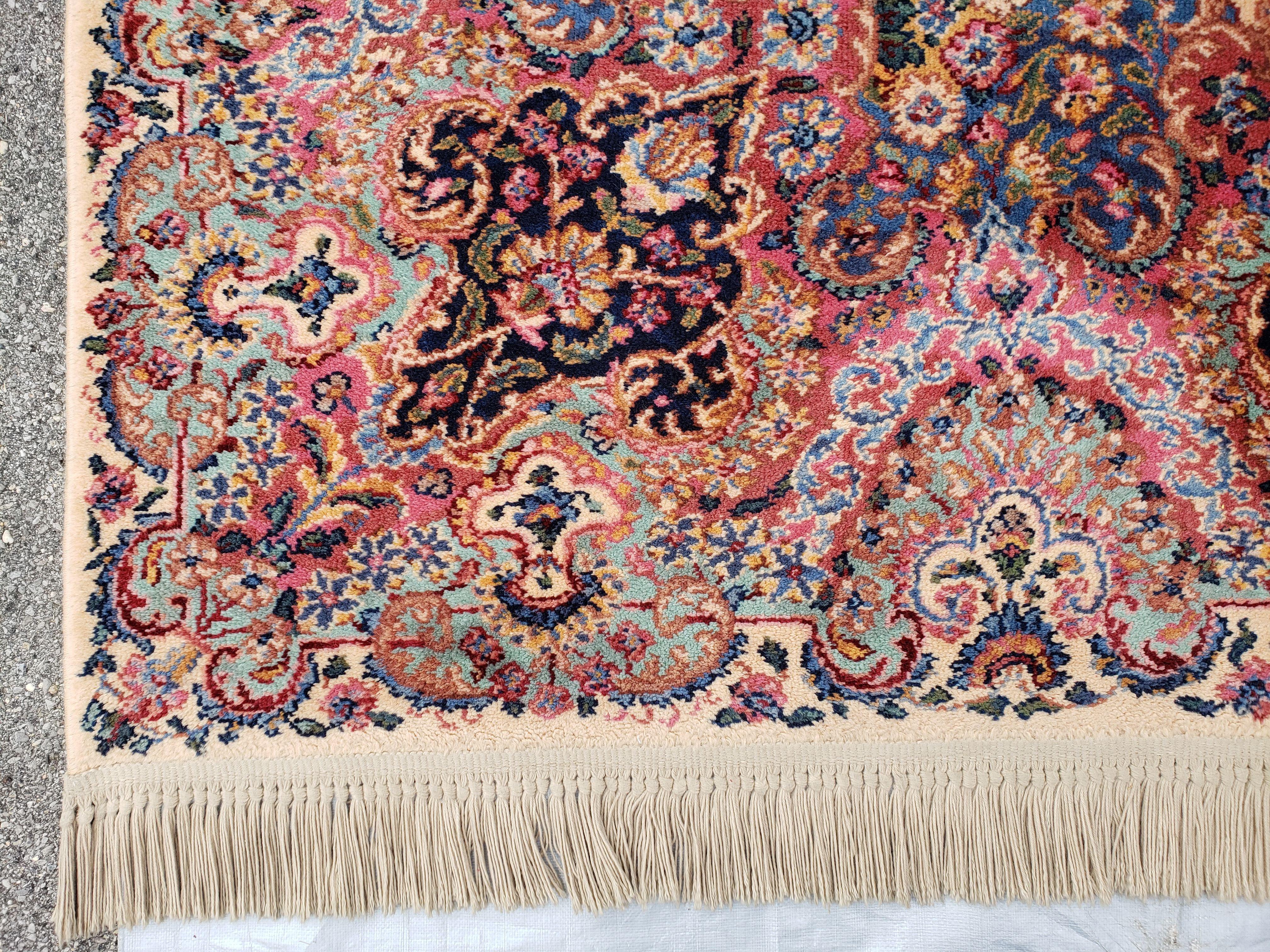 10x14 Karastan Kirman Rug Wool Karastan Carpet 10 x 14 Vintage Karastan Area Rug USA - Jewel Rugs