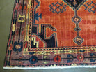 4' 3" X 8' 3" Antique Handmade Turkish Wool Rug # 121 - Jewel Rugs