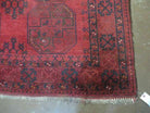 9' X 11' Antique Handmade Afghan Bashir Turkoman Bokhara Balouch Wool Rug # 721 - Jewel Rugs