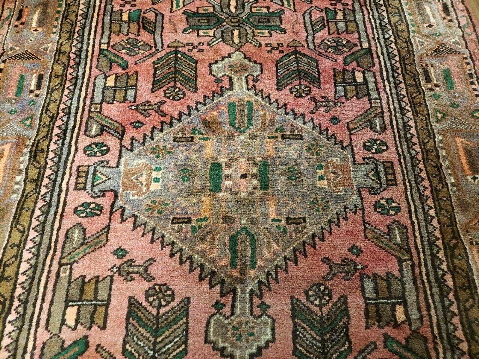 4' X 7' Antique Fine Handmade Pakistan Oriental Wool Rug Hand Knotted Carpet - Jewel Rugs