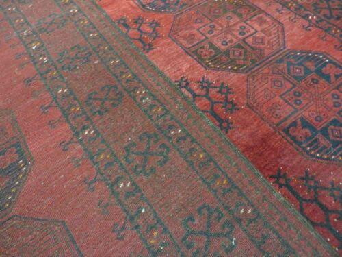 9' X 11' Antique Handmade Afghan Bashir Turkoman Bokhara Balouch Wool Rug # 721 - Jewel Rugs