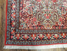 Semi Antique Persian Bidjar Rug, Red & Beige, Hand-Knotted, Wool, 4'7" x 7'10" - Jewel Rugs