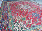 Antique Persian Carpet, Medallion, Mustafi Design, 9'7" x 12' 9" - Jewel Rugs