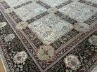 8' X 10' Vintage Ultra Fine Handmade Pakistani Panel Wool Rug Carpet Beige Nice - Jewel Rugs