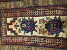 2' 9" X 4' 1" Vintage Handmade Pakistan Balouchi Tribal Wool Rug Raised Pattern - Jewel Rugs