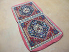 2'X 4' Antique Handmade Turkish Floral Oriental Wool Rug Pillow Case Cushion - Jewel Rugs