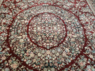 10' X 14' Vintage Handmade Oriental Wool Rug Carpet Organic Wine Red Nice - Jewel Rugs