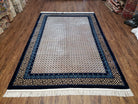 6' X 9' Handmade Art Deco Chinese Peking Wool Rug Ningxia Carpet - Jewel Rugs