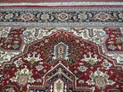 8' X 10' Handmade India Floral Oriental Wool Rug Decorative Hand Knotted Red - Jewel Rugs