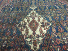 6' X 9' Antique Handmade India Floral Oriental Wool Rug Vegy Dye #628 - Jewel Rugs