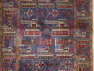 4x6 Handmade Balouch War Afghan Tribal Rug Organic Dyes Helicopter Tank Airplane - Jewel Rugs