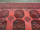 7' X 10' Antique Handmade Afghan Bashir Turkoman Bokhara Balouch Woven Wool Rug - Jewel Rugs