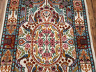 3' 3 X 5' Vintage Handmade India Kashmir Rug Birds Tree Of Life Vegy Dyes Nice - Jewel Rugs