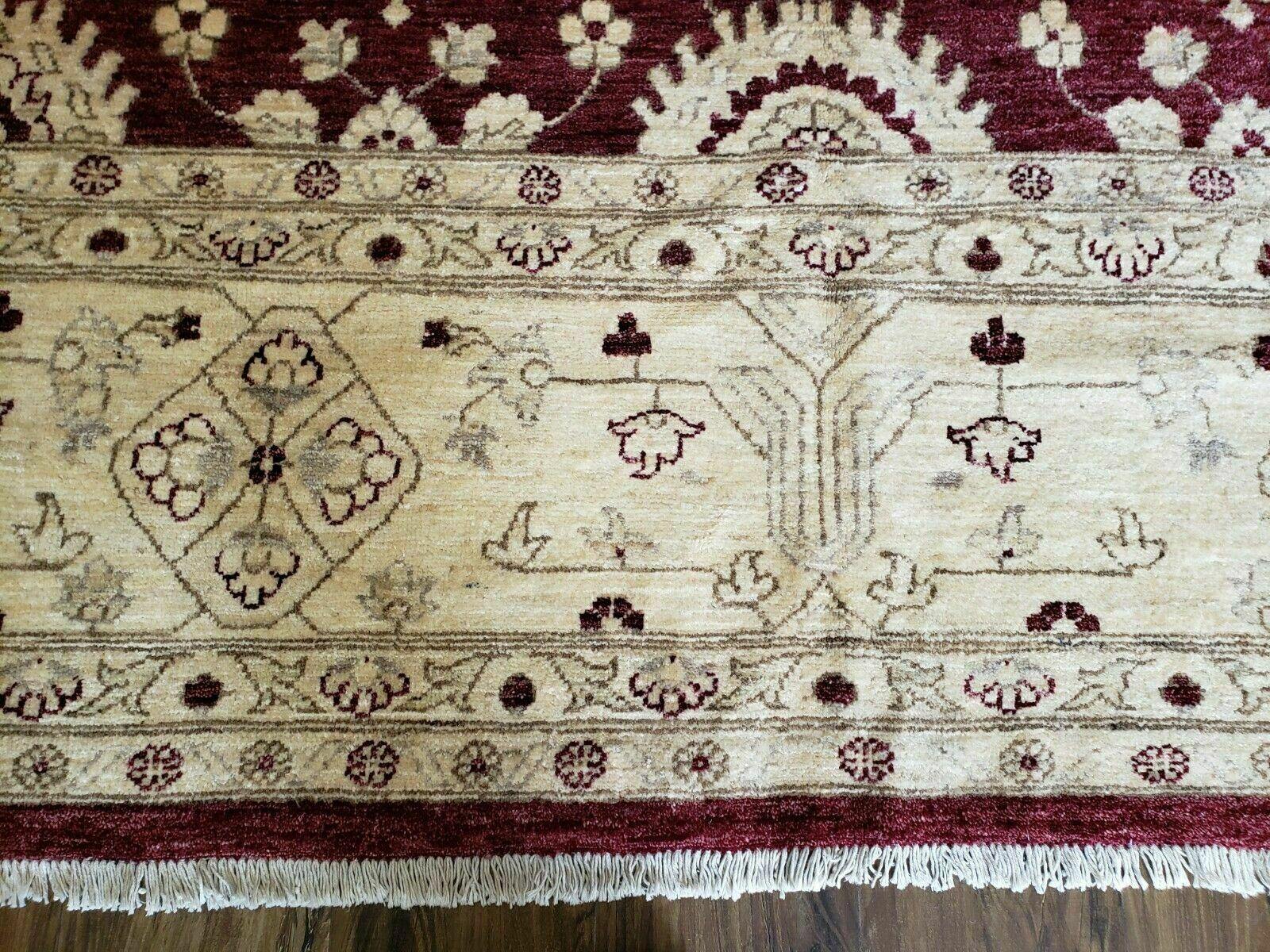 10' X 14' Vintage Handmade PESHAVAR CHOBI Pakistani Agra wool Carpet Nice - Jewel Rugs